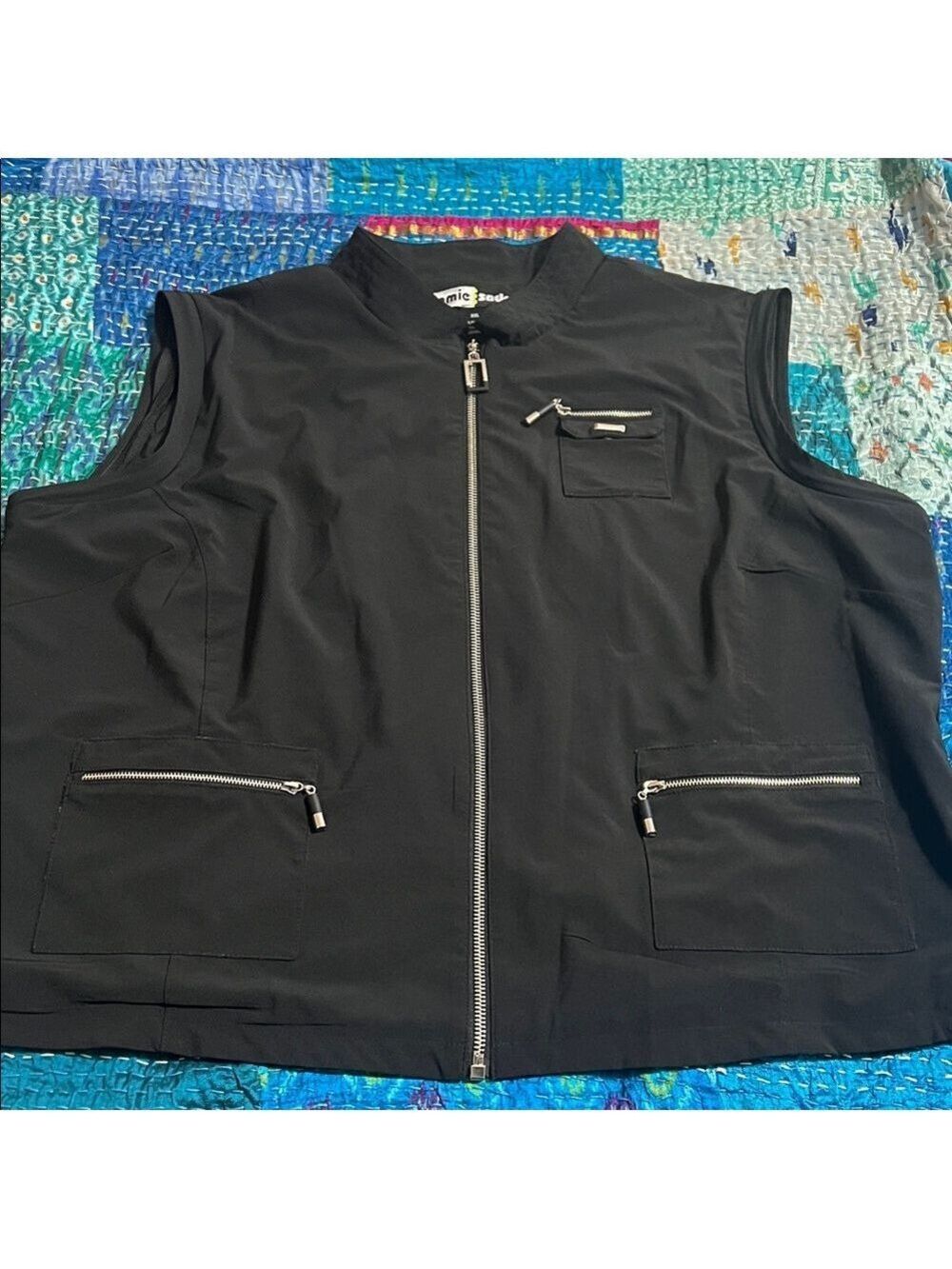 Jamie Sadock Black Golf Jacket / Vest.  Sleeves zip off. XXL